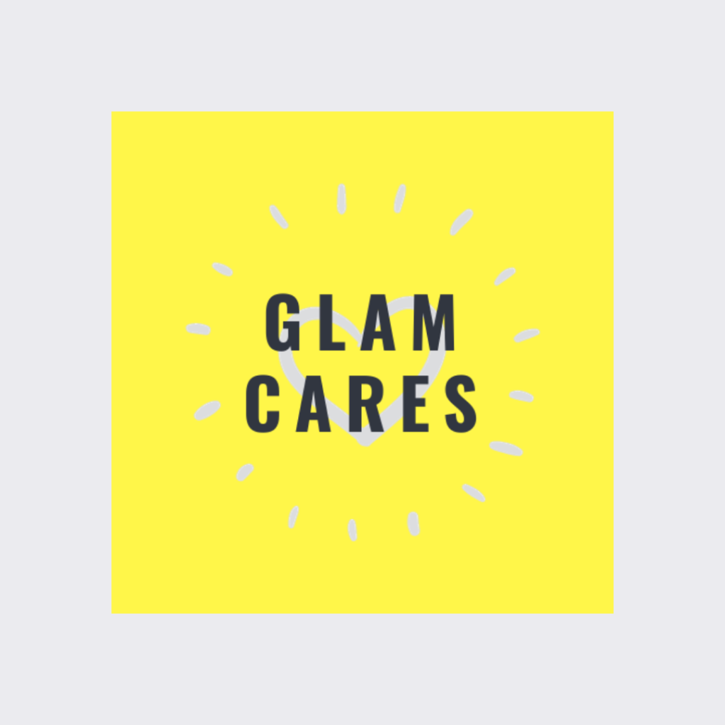 GLAM Cares Logo