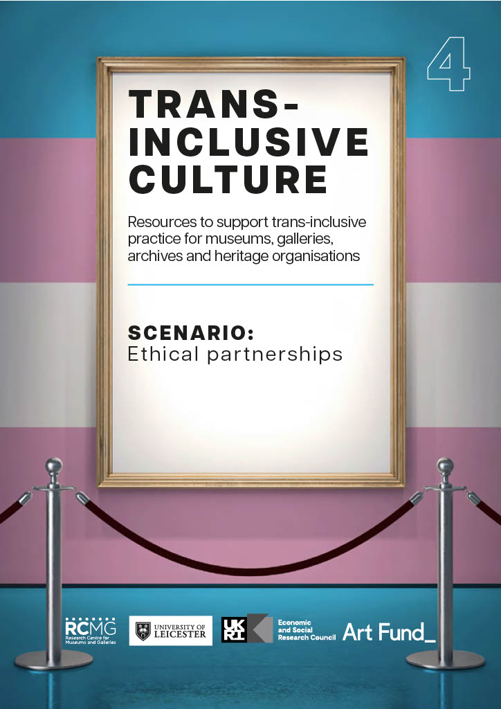 Cover page of "Trans-Inclusive Culture: Scenario: ethical partnerships"